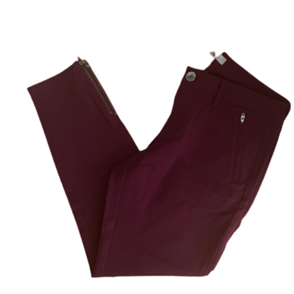 Banana Republic Burgundy Sloane Ankle Pants - 4P